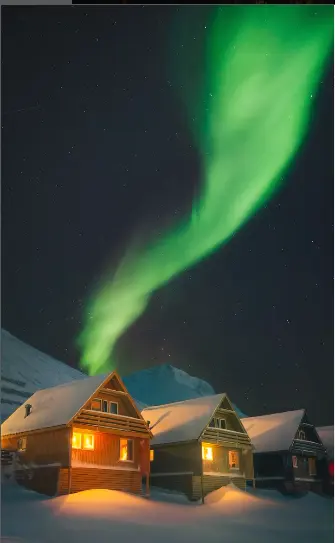 Auroras in Svalbard